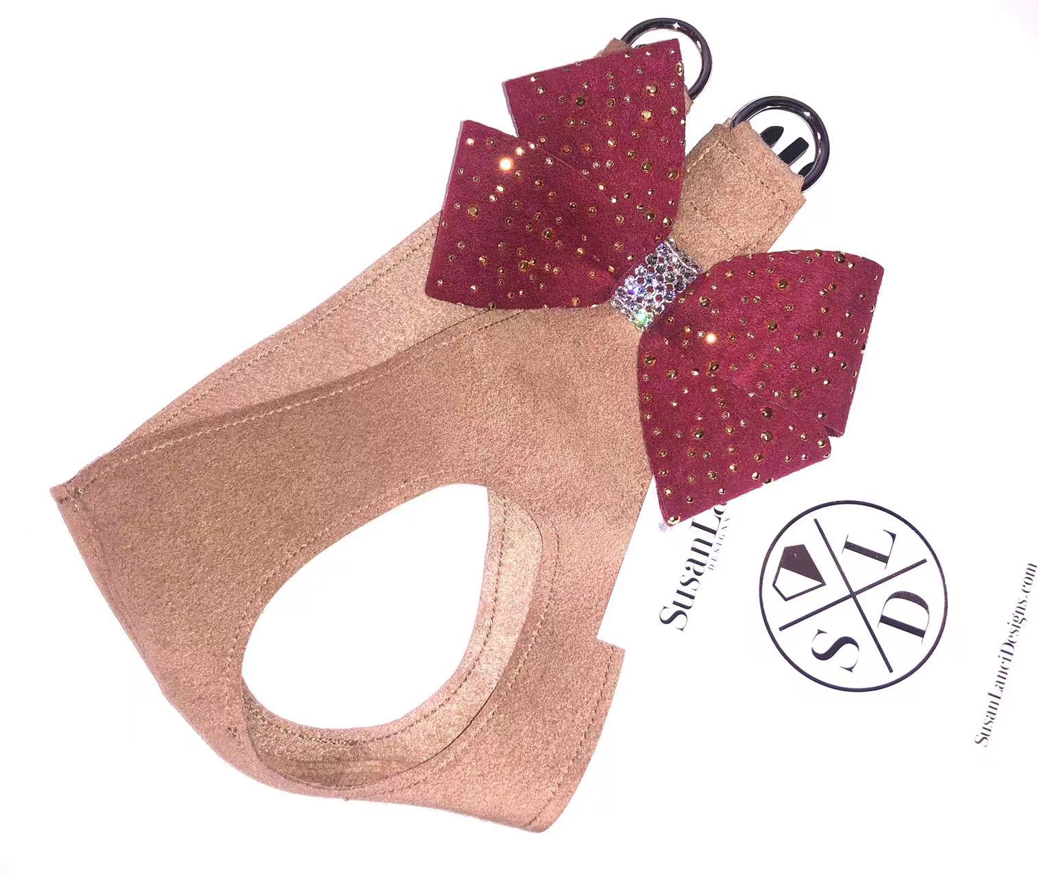 Susan Lanci/󥷡Golden Stardust Nouveau Bow Harness_FAWNxBURGUNDYեեϡͥ