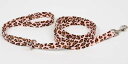 ★Susan Lanci★スーザンランシーCheetah Couture Plain Leashウルトラスエードリード(ピンクチータ)(4)