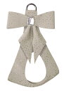 ★Susan Lanci/スーザンランシー★Silver Stardust Tail Bow Harness_Doeスワロフスキー付ハーネス(4)