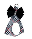 ★Susan Lanci/スーザンランシー★Classic Glen Houndstooth Black Nouveau Bowスワロフスキー付ハーネス(4)