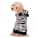 ★DOGO NY★Silvery Zebra Hoodie Sweater 犬用フーディー