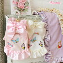 ★Wooflink★(ウーフリンク)BUTTERFLY EMBROIERY HOODIE犬用トップス(袖あり)