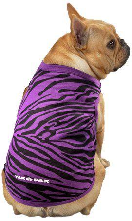 楽天Mif and ChellyYAKPAK　Zebra Tanktop犬用タンクトップ