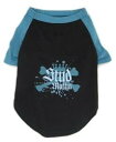 ★TORU★Stud Muffin Black/Steel Blue Tee 犬用Tシャツ