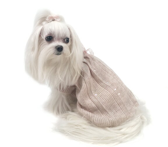 ★Oscar Newman★（オスカーニューマン）Make me blush sweater犬用スパンコール付きセーター