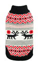 ★Hip Doggie/ヒップドギー★Nordic Moose Lodge Sweater犬用トナカイ柄セーター