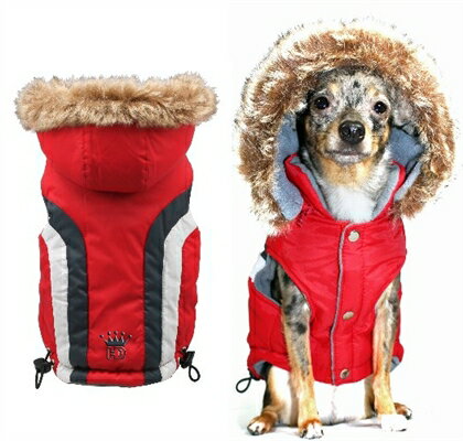 ★Hip Doggie/ヒップドギー★Swiss Alpine Ski Vest(レッド)犬用スキーベスト