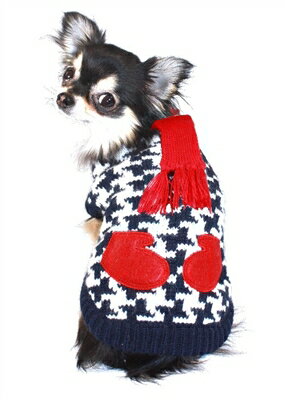 ★Hip Doggie/ヒップドギー★Houndstooth Scarf and Mittens S