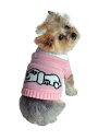 ★Doggie Design★Pink Dog Dreaming Sweater 犬用セーター