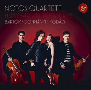 ノトスカルテット ハンガリアン トレジャーズ バルトーク ドホナーニ コダーイサクヒンシュウ詳しい納期他、ご注文時はお支払・送料・返品のページをご確認ください発売日2019/5/22ノトス・カルテット / ハンガリアン・トレジャーズ〜バルトーク、ドホナーニ、コダーイ作品集（Blu-specCD2）ハンガリアン トレジャーズ バルトーク ドホナーニ コダーイサクヒンシュウ ジャンル クラシック室内楽曲 関連キーワード ノトス・カルテットシンドリ・レーデラー（vn）アンドレア・ブルガー（va）フィリップ・グラハム（vc）アントニア・ケスター（p）2007年にベルリンで結成され、現在ヨーロッパの室内楽シーンで大きな存在感を誇るピアノ四重奏団、ノトス・カルテット。結成10年を機に実現したこのデビュー・アルバムには、20世紀ハンガリーを代表する3人の作曲家による室内楽3品を収録。最注目は世界初録音となるバルトークのピアノ四重奏曲。17歳で書かれながら未出版で自筆譜も紛失されたと言われていましたが、ノトス・カルテットのメンバーらは何年もかけて探索しついにその楽譜を発見し、録音を実現。まさにブラームスを思わせるような後期ロマン派的作風の中に後年のバルトークの個性が明滅する傑作。カップリングはバルトークと同世代のドホナーニの若書きのピアノ四重奏曲第1番とコダーイによるインテルメッツォ。2017年の発売時にドイツの権威ある音楽賞＜エコー賞＞を受賞しています。　（C）RSBlu-specCD2／録音年：2016年2月29日〜3月4日／収録場所：ベルリン、ブリッツ・スタジオ収録曲目11.ピアノ四重奏曲 嬰ヘ短調 I.Allegro moderato(12:17)2.ピアノ四重奏曲 嬰ヘ短調 II.Adagio molto espressivo(4:27)3.ピアノ四重奏曲 嬰ヘ短調 III.Scherzo.Allegretto vivace(3:53)4.ピアノ四重奏曲 嬰ヘ短調 IV.Allegro con brio(8:10)5.弦楽三重奏のための間奏曲(5:30)6.ピアノ四重奏曲 ハ短調 BB13／Sz9 ［作品20］ ［世界初録音］ I.Allegro(9:24)7.ピアノ四重奏曲 ハ短調 BB13／Sz9 ［作品20］ ［世界初録音］ II.Scherzo.All(6:10)8.ピアノ四重奏曲 ハ短調 BB13／Sz9 ［作品20］ ［世界初録音］ III.Adagio esp(5:34)9.ピアノ四重奏曲 ハ短調 BB13／Sz9 ［作品20］ ［世界初録音］ IV.Finale.Alle(7:42)▼お買い得キャンペーン開催中！対象商品はコチラ！ 種別 CD JAN 4547366404074 収録時間 63分11秒 組枚数 1 製作年 2019 販売元 ソニー・ミュージックソリューションズ登録日2019/03/25