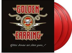 輸入盤 GOLDEN EARRING / YOU KNOW WE LOVE YOU! （RED） （COLORED） [3LP]