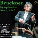 BRUCKNER： SYMPHONIES NOS.1. 2 ＆ 3詳しい納期他、ご注文時はお支払・送料・返品のページをご確認ください発売日2013/11/6小泉和裕 日本センチュリー交響楽団 / ブルックナー：交響曲 第1・2・3番BRUCKNER： SYMPHONIES NOS.1. 2 ＆ 3 ジャンル クラシック交響曲 関連キーワード 小泉和裕 日本センチュリー交響楽団後藤龍伸矢部達哉蔵川瑠美松浦奈々相蘇哲小笠原雅子小川和代中規模編成による緻密なアンサンブルで、ブルックナーの交響曲を精力的に演奏する小泉和裕指揮による日本センチュリー交響楽団。作品の新たな側面に光をあて高く評価された2010年発表の「第4・5・6番」に続く、本作「第1・2・3番」。宏大無辺な中・後期作品とは一味違う魅力を持つ初期交響曲。小泉／センチュリーは、虚飾なくその本質に迫る。　（C）RS三方背ケース／録音年：2012年2・7月、2013年3月収録曲目11.交響曲 第1番 ハ短調 リンツ稿 ノヴァーク版 I.Allegro(12:52)2.交響曲 第1番 ハ短調 リンツ稿 ノヴァーク版 II.Adagio(13:15)3.交響曲 第1番 ハ短調 リンツ稿 ノヴァーク版 III.Scherzo.Schnell-Trio.L(8:57)4.交響曲 第1番 ハ短調 リンツ稿 ノヴァーク版 IV.Finale.Bewegt， feurig(14:47)21.交響曲 第2番 ハ短調 第2稿 ノヴァーク版 I.Moderato(17:06)2.交響曲 第2番 ハ短調 第2稿 ノヴァーク版 II.Andante.Feierlich， etwas(17:24)3.交響曲 第2番 ハ短調 第2稿 ノヴァーク版 III.Scherzo.Massig schnell-(6:00)4.交響曲 第2番 ハ短調 第2稿 ノヴァーク版 IV.Finale.Mehr schnell(16:13)31.交響曲 第3番 ニ短調 第3稿 ノヴァーク版 I.Mehr langsam， Misterioso(21:09)2.交響曲 第3番 ニ短調 第3稿 ノヴァーク版 II.Adagio， bewegt， quasi An(16:24)3.交響曲 第3番 ニ短調 第3稿 ノヴァーク版 III.Scherzo.Ziemlich schnel(6:52)4.交響曲 第3番 ニ短調 第3稿 ノヴァーク版 IV.Finale.Allegro(11:54) 種別 CD JAN 4988065060374 収録時間 162分56秒 組枚数 3 製作年 2013 販売元 フォンテック登録日2013/10/22