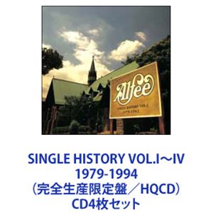 THE ALFEE / SINGLE HISTORY VOL.I～IV 1979-1994（完全生産限定盤／HQCD） [CD4枚セット]
