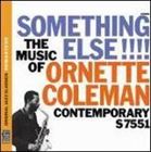 輸入盤 ORNETTE COLEMAN / SOMETHING ELSE （OJC REMASTERS） 
