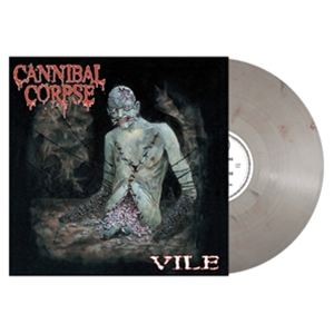 輸入盤 CANNIBAL CORPSE / VILE （GREY W／ RED STREAKS） 