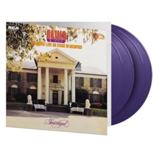 RECORDED LIVE ON STAGE IN MEMPHIS （PURPLE）詳しい納期他、ご注文時はお支払・送料・返品のページをご確認ください発売日2025/11/14ELVIS PRESLEY / RECORDED LIVE ON STAGE IN MEMPHIS （PURPLE）エルヴィス・プレスリー / レコーディド・ライヴ・オン・ステージ・イン・メンフィス（パープル） ジャンル 洋楽ロック 関連キーワード エルヴィス・プレスリーELVIS PRESLEYAfter being out of print for a good number of years we are making 15 titles out of our Elvis Presley back catalogue available again between August 2025 and February 2026.”Each title will see two different editions ： one on regular-coloured vinyl and one very limited on mix-coloured marbled vinyl both housed in deluxe sleeves with a linen look and feel. Following the artistic success of his 1973 Stax sessions and the global phenomenon of the Aloha From Hawaii Via Satellite album and broadcast the same year Elvis opened 1974 with a 15-city tour routed to end in Memphis and a state-of-the-art concert recording. When originally released as a single LP Elvis Recorded Live On Stage In Memphis reached ＃1 on the Country charts and featured ””How Great Thou Art”” the track that would bring Elvis his third Grammy win. This luxury quadruple vinyl reissue contains a previously unreleased test run of the entire show recorded in front of a live audience at the Richmond Coliseum a few days before the legendary concert. The remarkable ””test run”” performance was recorded in mono drenched in the reverb Elvis preferred and provides new insight into the magic of Elvis. As a special added bonus for Elvis aficionados we’ve included five intimate tracks （three of them previously unreleased） cut at the RCA Studios in Hollywood on August 16 1974. Originally intended as reference recordings for an upcoming Las Vegas engagement the performances which include ””Down In The Alley”” ””Good Time Charlie’s Got The Blues”” ””Softly As I Leave You”” ””The First Time Ever I Saw Your Face”” and ””The Twelfth Of Never”” provide a rare fly-on-the-wall glimpse into Elvis’ consummate backstage artistry as he prepares these songs for concert. To top it off the pack includes a 20-page booklet featuring rare photos previously unseen memorabilia new liner notes press clips and more. Recorded Live On Stage In Memphis is available as a limited edition of 2000 individually numbered copies on purple coloured vinyl and includes a 20-page booklet.”※こちらの商品は【アナログレコード】のため、対応する機器以外での再生はできません。収録内容［LP1 ： Side A］1. Also Sprach Zarathustra2. See See Rider3. I Got A Woman ／ Amen4. Love Me5. Trying To Get To You6. All Shook Up7. Steamroller Blues［LP1 ： Side B］1. Teddy Bear ／ Don’t Be Cruel2. Love Me Tender3. Long Tall Sally ／ Whole Lotta Shakin’ Goin’ On ／ Your Mama Don’t Dance ／ Flip Flop and Fly ／ Jailhouse Rock ／ Hound Dog4. Fever5. Polk Salad Annie6. Why Me Lord［LP2 ： Side A］1. How Great Thou Art2. Suspicious Minds3. Introductions4. Blueberry Hill ／ I Can’t Stop Loving You5. Help Me［LP2 ： Side B］1. An American Trilogy2. Let Me Be There3. My Baby Left Me4. Lawdy Miss Clawdy5. Funny How Times Slips Away6. Can’t Help Falling In Love7. Closing Vamp［LP3 ： Side A］1. Also Sprach Zarathustra2. See See Rider3. I Got A Woman ／ Amen4. Love Me5. Trying To Get To You6. All Shook Up7. Steamroller Blues［LP3 ： Side B］1. Teddy Bear ／ Don’t Be Cruel2. Love Me Tender3. Long Tall Sally ／ Whole Lotta Shakin’ Goin’ On ／ Your Mama Don’t Dance ／ Flip Flop and Fly ／ Jailhouse Rock ／ Hound Dog4. Fever5. Polk Salad Annie6. Why Me Lord［LP4 ： Side A］1. Suspicious Minds2. Introductions3. Can’t Stop Loving You4. Help Me5. An American Trilogy6. Let Me Be There7. Funny How Times Slips Away［LP4 ： Side B］1. Can’t Help Falling In Love2. Closing Vamp3. Down In The Alley （Rehearsal take）4. Good Time Charlie’s Got The Blues （Rehearsal take）5. Softly As I Leave You （Rehearsal take）6. The First Time Ever I Saw Your Face （Rehearsal take）7. The Twelth Of Never （Rehearsal take）関連商品エルヴィス・プレスリー CD 種別 4LP 【輸入盤】 JAN 8719262040502登録日2025/10/03
