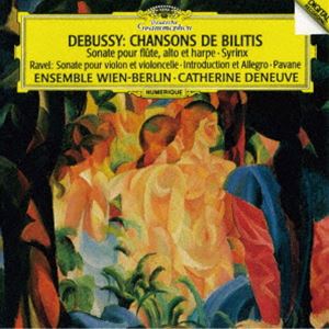 アンサンブルウィーンベルリン ドビュッシーアンドラベル シツナイガッキョクシュウ詳しい納期他、ご注文時はお支払・送料・返品のページをご確認ください発売日2024/4/24アンサンブル・ウィーン＝ベルリン / ドビュッシー＆ラヴェル：室内楽曲集（SHM-CD）ドビュッシーアンドラベル シツナイガッキョクシュウ ジャンル クラシック室内楽曲 関連キーワード アンサンブル・ウィーン＝ベルリンカトリーヌ・ドヌーヴ（朗読）マルギット＝アンナ・ジュス（hp）エーデルハイト・ブロフスキ＝ミラー（hp）ヴォルフガング・シュルツ（fl）ハンス・ヴォルフガング・デュンシェーデ（fl）カール・ライスター（cl）ゲルハルト・ヘッツェル（vn）詩人で作家であったピエール・ルイスが、マイム付きの詩の朗誦会の音楽をドビュッシーに依頼して書かれたのが「ビリティスの歌」。このアルバムでは、名手ぞろいのアンサンブル・ウィーン＝ベルリンが、名女優カトリーヌ・ドヌーヴの朗読の前後に音楽を紡いでいきます。他に、ラヴェルとドビュッシーの室内楽曲を収録しています。　（C）RSSHM-CD／グリーン・カラー・レーベルコート／録音年：1989年8月、1990年3月／収録場所：オーストリア、アーバーゼー、聖コンラート教会他／旧品番：POCG-7149封入特典解説付／ブックレット収録曲目11.序奏とアレグロ ハープと弦楽四重奏、フルート、クラリネットのための(11:08)2.亡き王女のためのパヴァーヌ （クイント・マガニーニによるフルートとハープのための版）(5:39)3.ヴァイオリンとチェロのためのソナタ 第1楽章：Allegro(5:16)4.ヴァイオリンとチェロのためのソナタ 第2楽章：Tres vif(3:19)5.ヴァイオリンとチェロのためのソナタ 第3楽章：Lent(6:44)6.ヴァイオリンとチェロのためのソナタ 第4楽章：Vif， avec entrain(5:50)7.シランクス［パンの笛］ フルート・ソロのための(2:50)8.フルート、ヴィオラとハープのためのソナタ 第1楽章：Pastorale. Lento， dolce (7:00)9.フルート、ヴィオラとハープのためのソナタ 第2楽章：Interlude.Tempo di Minue(5:59)10.フルート、ヴィオラとハープのためのソナタ 第3楽章：Finale.Allegro moderato (5:01)11.ビリティスの歌 ピエール・ルイスによる12の詩の朗読のための付随音楽 朗読、2つのフルート、2つのハ(2:13)12.ビリティスの歌 ピエール・ルイスによる12の詩の朗読のための付随音楽 朗読、2つのフルート、2つのハ(1:05)13.ビリティスの歌 ピエール・ルイスによる12の詩の朗読のための付随音楽 朗読、2つのフルート、2つのハ(1:01)14.ビリティスの歌 ピエール・ルイスによる12の詩の朗読のための付随音楽 朗読、2つのフルート、2つのハ(1:53)15.ビリティスの歌 ピエール・ルイスによる12の詩の朗読のための付随音楽 朗読、2つのフルート、2つのハ(0:58)16.ビリティスの歌 ピエール・ルイスによる12の詩の朗読のための付随音楽 朗読、2つのフルート、2つのハ(1:32)17.ビリティスの歌 ピエール・ルイスによる12の詩の朗読のための付随音楽 朗読、2つのフルート、2つのハ(2:06)18.ビリティスの歌 ピエール・ルイスによる12の詩の朗読のための付随音楽 朗読、2つのフルート、2つのハ(1:08)19.ビリティスの歌 ピエール・ルイスによる12の詩の朗読のための付随音楽 朗読、2つのフルート、2つのハ(1:29)20.ビリティスの歌 ピエール・ルイスによる12の詩の朗読のための付随音楽 朗読、2つのフルート、2つのハ(2:16)21.ビリティスの歌 ピエール・ルイスによる12の詩の朗読のための付随音楽 朗読、2つのフルート、2つのハ(1:34)22.ビリティスの歌 ピエール・ルイスによる12の詩の朗読のための付随音楽 朗読、2つのフルート、2つのハ(2:30)▼お買い得キャンペーン開催中！対象商品はコチラ！ 種別 CD JAN 4988031628546 収録時間 78分40秒 組枚数 1 製作年 2023 販売元 ユニバーサル ミュージック登録日2024/01/31