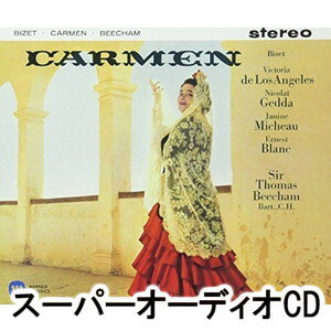 BIZET： CARMEN詳しい納期他、ご注文時はお支払・送料・返品のページをご確認ください発売日2017/6/28関連キーワード：WPGS-10009/11トーマス・ビーチャム（cond） / ビゼー：歌劇「カルメン」（全曲）BIZET： CARMEN ジャンル クラシック歌劇（オペラ） 関連キーワード トーマス・ビーチャム（cond）トーマス・ビーチャムのエレガントな指揮、デ・ロス・アンヘレスのリリカルなカルメンが魅力的。（C）RS2016年リマスタリング／録音年:1958年6月、1959年9月、10月／収録場所:サル・ワグラム、パリ※こちらの商品は【スーパーオーディオCD】のため、対応する機器以外での再生はできません。封入特典歌詞対訳付／ブックレット 種別 SACD JAN 4943674260546 組枚数 3 販売元 ワーナーミュージック・ジャパン登録日2018/05/10