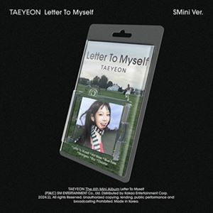 6TH MINI ALBUM ： LETTER TO MYSELF （SMINI VER.） （LTD）詳しい納期他、ご注文時はお支払・送料・返品のページをご確認ください発売日2024/11/30TAEYEON / 6TH MINI ALBUM ： LETTER TO MYSELF （SMINI VER.） （LTD）テヨン / 6THミニ・アルバム：レター・トゥ・マイセルフ（SMINI・ヴァージョン）（限定盤） ジャンル 洋楽アジアンポップス 関連キーワード テヨンTAEYEON少女時代のテヨン 6集ミニアルバムが、別形態でも発売決定!※67x112x16mm。Music NFC CD。収録内容1. Letter To Myself ＊Title2. Hot Mess3. Blue Eyes4. Strangers5. Blur6. Disaster関連商品テヨン CD 種別 NFC CD 【輸入盤】 JAN 8804775452659登録日2024/11/20