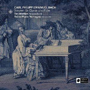 C.P.E.バッハ：鍵盤楽器とフルートのためのソナタ集（チェンバロとリコーダー演奏） [CD]
