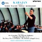 KARAJAN CONDUCTS WEBER . WAGNER . NICOLAI . MENDELSSOHN詳しい納期他、ご注文時はお支払・送料・返品のページをご確認ください発売日2014/8/20ヘルベルト・フォン・カラヤン（cond） / ウェーバー、ワーグナー、ニコライ＆メンデルスゾーン：管弦楽曲集（ハイブリッドCD）KARAJAN CONDUCTS WEBER . WAGNER . NICOLAI . MENDELSSOHN ジャンル クラシック管弦楽曲 関連キーワード ヘルベルト・フォン・カラヤン（cond）ベルリン・フィルハーモニー管弦楽団初SACD化／ハイブリッドCD／24bitデジタルリマスタリング封入特典応募券封入（初回生産分のみ特典）／解説付収録曲目11.歌劇『魔弾の射手』序曲(10:40)2.歌劇『さまよえるオランダ人』序曲(11:07)3.歌劇『ローエングリン』第1幕への前奏曲(9:18)4.歌劇『ウィンザーの陽気な女房たち』序曲(9:14)5.序曲『フィンガルの洞窟』作品26(10:18) 種別 CD JAN 4943674168743 収録時間 50分39秒 組枚数 1 製作年 2014 販売元 ソニー・ミュージックソリューションズ登録日2014/05/30