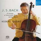 J.S. BACH： 6 Suites for Violoncello Solo senza Basso詳しい納期他、ご注文時はお支払・送料・返品のページをご確認ください発売日2005/3/21鈴木秀美（vc） / バッハ： 無伴奏チェロ組曲（全曲）J.S. BACH： 6 Suites for Violoncello Solo senza Basso ジャンル クラシック器楽曲 関連キーワード 鈴木秀美（vc）チェロ奏者、鈴木秀美による、バッハの作品を演奏した2004年録音のSACD盤。 （C）RSハイブリッドCD収録曲目11.組曲 第1番 ト長調 BWV1007：：I Prelude(2:51)2.II Allemande(5:01)3.III Courante(2:41)4.IV Sarabande(3:07)5.V Menuet I ／ Menuet II(2:58)6.VI Gigue(1:46)7.組曲 第3番 ハ長調 BWV1009：：I Prelude(2:46)8.II Allemande(3:56)9.III Courante(3:00)10.IV Sarabande(4:23)11.V Bourree I ／ Bourree II(2:47)12.VI Gigue(3:12)13.組曲 第5番 ハ短調 BWV1011：：I Prelude(5:14)14.II Allemande(5:48)15.III Courante(2:12)16.IV Sarabande(3:42)17.V Gavotte I ／ Gavotte II(4:29)18.VI Gigue(1:55)21.組曲 第4番 変ホ長調 BWV1010：：I Prelude(4:20)2.II Allemande(4:09)3.III Courante(3:26)4.IV Sarabande(4:06)5.V Bourree I ／ Bourree II(4:39)6.VI Gigue(2:55)7.組曲 第2番 ニ短調 BWV1008：：I Prelude(4:05)8.II Allemande(4:23)9.III Courante(1:56)10.IV Sarabande(4:47)11.V Menuet I ／ Menuet II(3:10)12.VI Gigue(2:33)13.組曲 第6番 ニ長調 BVW1012：：I Prelude(4:23)14.II Allemande(10:10)15.III Courante(3:40)16.IV Sarabande(4:41)17.V Gavotte I ／ Gavotte II(4:16)18.VI Gigue(4:03) 種別 CD JAN 4988017630747 収録時間 137分30秒 組枚数 2 製作年 2005 販売元 ソニー・ミュージックソリューションズ登録日2006/10/20