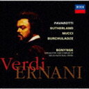 VERDI： ERNANI詳しい納期他、ご注文時はお支払・送料・返品のページをご確認ください発売日2019/10/23ルチアーノ・パヴァロッティ（T） / ヴェルディ：歌劇≪エルナーニ≫（初回限定盤／UHQCD）VERDI： ERNANI ジャンル クラシック歌劇（オペラ） 関連キーワード ルチアーノ・パヴァロッティ（T）レオ・ヌッチ（Br）パータ・ブルチュラーゼ（B）ジョーン・サザーランド（S）リンダ・マクラウド（S）リチャード・モートン（T）アラステア・マイルズ（B）ウェールズ・ナショナル・オペラ管弦楽団パヴァロッティとサザーランド最後の共演盤となった≪エルナーニ≫。この二人は1965年に≪ルチア≫で初共演以来、多くの名演を残してきました。この≪エルナーニ≫では、パヴァロッティとサザーランドが若い世代の歌手たちと共に、見事な歌唱を聴かせてくれます。※歌詞対訳は付いておりません。　（C）RS初回限定盤／UHQCD／録音年：1987年5月／収録場所：ロンドン、ウォルサムストウ・タウン・ホール収録曲目11.歌劇≪エルナーニ≫全曲 4部のドラマ・リリコ 第1部 前奏曲(3:23)2.歌劇≪エルナーニ≫全曲 4部のドラマ・リリコ 第1部 「さあ飲もう飲もう!」(3:20)3.歌劇≪エルナーニ≫全曲 4部のドラマ・リリコ 第1部 「ありがとう、愛する友たちよ」…「萎れた花の枝(4:02)4.歌劇≪エルナーニ≫全曲 4部のドラマ・リリコ 第1部 「追放の苦しみの中で」(3:07)5.歌劇≪エルナーニ≫全曲 4部のドラマ・リリコ 第1部 「夜になったが」…「エルナーニ、エルナーニ、私(6:21)6.歌劇≪エルナーニ≫全曲 4部のドラマ・リリコ 第1部 「エルナーニのことをこの心に語ってくれないもの(3:12)7.歌劇≪エルナーニ≫全曲 4部のドラマ・リリコ 第1部 「私のところに来させなさい」(3:12)8.歌劇≪エルナーニ≫全曲 4部のドラマ・リリコ 第1部 「綻びる愛のように美しい」(3:47)9.歌劇≪エルナーニ≫全曲 4部のドラマ・リリコ 第1部 「君の言うことなど聞かない」(3:44)10.歌劇≪エルナーニ≫全曲 4部のドラマ・リリコ 第1部 「何たることだ!」…「不幸なお前! この美しく(3:37)11.歌劇≪エルナーニ≫全曲 4部のドラマ・リリコ 第1部 「この年寄りにまだ」(2:58)12.歌劇≪エルナーニ≫全曲 4部のドラマ・リリコ 第1部 「外に出ろ…」(4:14)13.歌劇≪エルナーニ≫全曲 4部のドラマ・リリコ 第1部 「陛下、私は悲しいのです」(3:56)14.歌劇≪エルナーニ≫全曲 4部のドラマ・リリコ 第2部 「歓喜の声を上げよう! 喜びがみんなを浸さんこ(2:33)15.歌劇≪エルナーニ≫全曲 4部のドラマ・リリコ 第2部 「ヤーゴ、すぐに巡礼をここに連れて来なさい」(2:11)16.歌劇≪エルナーニ≫全曲 4部のドラマ・リリコ 第2部 「どんなにさもしい欲望をも」(3:19)17.歌劇≪エルナーニ≫全曲 4部のドラマ・リリコ 第2部 「不実な女め!」(1:50)18.歌劇≪エルナーニ≫全曲 4部のドラマ・リリコ 第2部 「ああ、私のエルナーニ（私のエルヴィーラ）、今(2:21)19.歌劇≪エルナーニ≫全曲 4部のドラマ・リリコ 第2部 「悪党どもめ、私の怒りは」(3:19)21.歌劇≪エルナーニ≫全曲 4部のドラマ・リリコ 第2部 「従兄よ、どうして君の城は固められているのか?(3:27)2.歌劇≪エルナーニ≫全曲 4部のドラマ・リリコ 第2部 「まあ見てやろう、不敵な老いぼれめ」(2:14)3.歌劇≪エルナーニ≫全曲 4部のドラマ・リリコ 第2部 「城の中は、どんな片隅の隠れ場所も」(2:39)4.歌劇≪エルナーニ≫全曲 4部のドラマ・リリコ 第2部 「私と一緒に来なさい」(3:30)5.歌劇≪エルナーニ≫全曲 4部のドラマ・リリコ 第2部 「天がずっと貴方を見守ってくれんことを」(4:14)6.歌劇≪エルナーニ≫全曲 4部のドラマ・リリコ 第2部 「エルナーニの忠実な部下たちが」(7:59)7.歌劇≪エルナーニ≫全曲 4部のドラマ・リリコ 第3部 「これがその場所か?」(3:38)8.歌劇≪エルナーニ≫全曲 4部のドラマ・リリコ 第3部 「偉大な神よ! 奴らはこの大理石の墓の上で」(1:32)9.歌劇≪エルナーニ≫全曲 4部のドラマ・リリコ 第3部 「ああ、若かりし頃の」(2:59)10.歌劇≪エルナーニ≫全曲 4部のドラマ・リリコ 第3部 「高貴なことに!」(4:09)11.歌劇≪エルナーニ≫全曲 4部のドラマ・リリコ 第3部 「協定! 誓約!」(1:36)12.歌劇≪エルナーニ≫全曲 4部のドラマ・リリコ 第3部 「何の音だ? 何だろう?」(2:11)13.歌劇≪エルナーニ≫全曲 4部のドラマ・リリコ 第3部 「私は伯爵」(1:24)14.歌劇≪エルナーニ≫全曲 4部のドラマ・リリコ 第3部 「ああ至高のカルロ、私は貴方の名より」(3:55)15.歌劇≪エルナーニ≫全曲 4部のドラマ・リリコ 第4部 「ああ、新郎新婦はなんと幸せに酔っていることか(3:11)16.歌劇≪エルナーニ≫全曲 4部のドラマ・リリコ 第4部 「音は鳴りやみ、松明もすべて消えた」(5:17)17.歌劇≪エルナーニ≫全曲 4部のドラマ・リリコ 第4部 「証拠の品だ」(2:21)18.歌劇≪エルナーニ≫全曲 4部のドラマ・リリコ 第4部 「やめて、むごい人、どうして」(8:11)▼お買い得キャンペーン開催中！対象商品はコチラ！関連商品CD・DVD・Blu-ray ホットキャンペーン 種別 CD JAN 4988031352861 収録時間 129分10秒 組枚数 2 製作年 2019 販売元 ユニバーサル ミュージック登録日2019/08/09