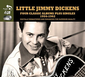 輸入盤 LITTLE JIMMY DICKENS / FOUR CLASSIC ALBUMS PLUS SINGLES 1954-1962 [4CD]