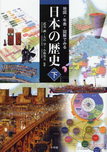 武光誠／監修 大石学／監修 小林英夫／監修本詳しい納期他、ご注文時はご利用案内・返品のページをご確認ください出版社名小学館出版年月2012年02月サイズ159P 30cmISBNコード9784096260883児童 学習 文明・文化・歴史・宗教地図・年表・図解でみる日本の歴史 下チズ ネンピヨウ ズカイ デ ミル ニホン ノ レキシ 2※ページ内の情報は告知なく変更になることがあります。あらかじめご了承ください登録日2013/04/08