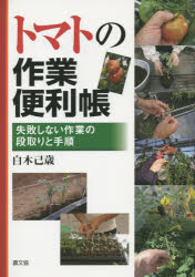 白木己歳／著本詳しい納期他、ご注文時はご利用案内・返品のページをご確認ください出版社名農山漁村文化協会出版年月2014年09月サイズ128P 26cmISBNコード9784540121258理学 農学 作物トマトの作業便利帳 失敗しない作業の段取りと手順トマト ノ サギヨウ ベンリチヨウ シツパイ シナイ サギヨウ ノ ダンドリ ト テジユン※ページ内の情報は告知なく変更になることがあります。あらかじめご了承ください登録日2014/10/04