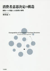 外川拓／著本詳しい納期他、ご注文時はご利用案内・返品のページをご確認ください出版社名千倉書房出版年月2019年08月サイズ268P 22cmISBNコード9784805111772経営 マーケティング マーケティング一般消費者意思決定の構造 解釈レベル理論による変容性の解明シヨウヒシヤ イシ ケツテイ ノ コウゾウ カイシヤク レベル リロン ニ ヨル ヘンヨウセイ ノ カイメイ※ページ内の情報は告知なく変更になることがあります。あらかじめご了承ください登録日2019/09/02