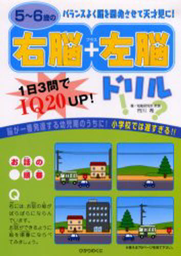 5〜6歳の右脳＋左脳ドリル 1日3問でIQ20UP!