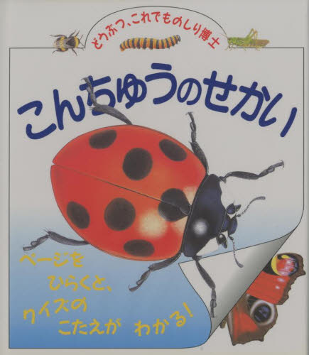こんちゅうのせかい ページをひらくと、クイズのこたえがわかる!