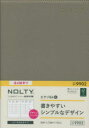 NOLTY ウィークリー手帳 エクリB6-6（グレー）（2023年4月始まり） 9902