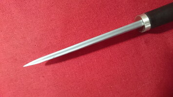 青紙一号鍛造手打ちナイフ1型100mm実用ナイフ狩猟刀・アウトドア・鍛造ナイフ