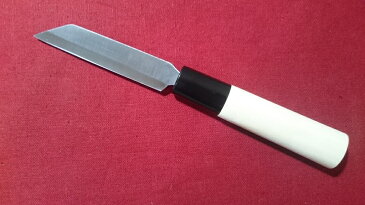 小型サバキ包丁 角型 両刃 特殊包丁 小魚割り・狩猟等に便利です 解体包丁 ナイフ
