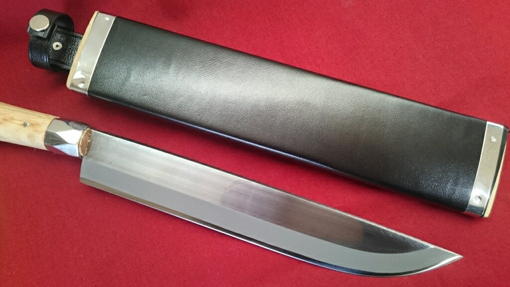 手打 鍛造 青紙 両刃 山刀 剣鉈　270mm通販格安セール情報　楽天　通販