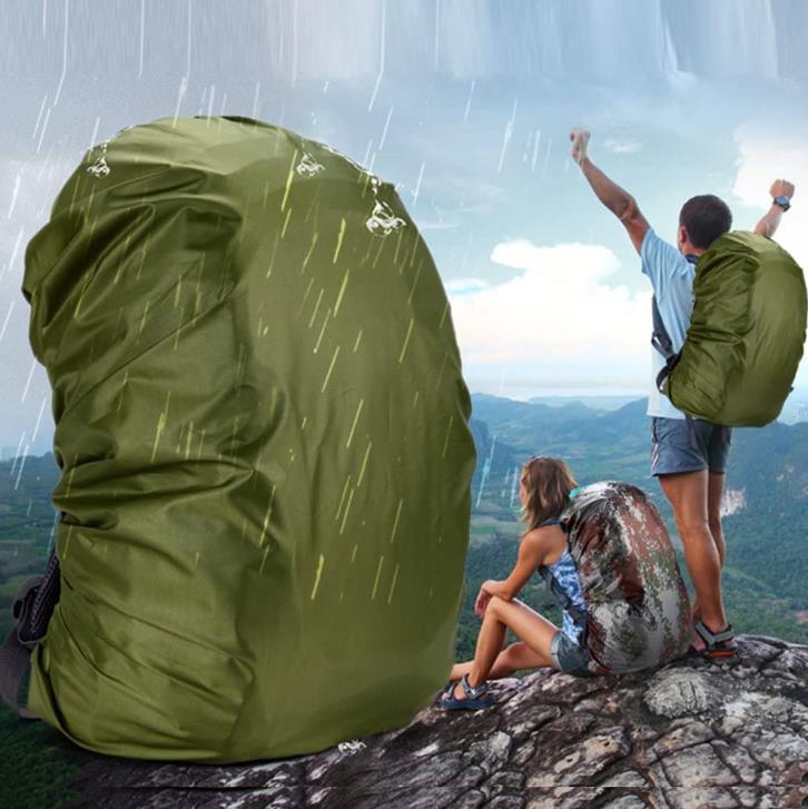 バックパック レインカバー 高耐久性 反射素材 ブラック 防水防雨防塵カバー 旅行/野外活動