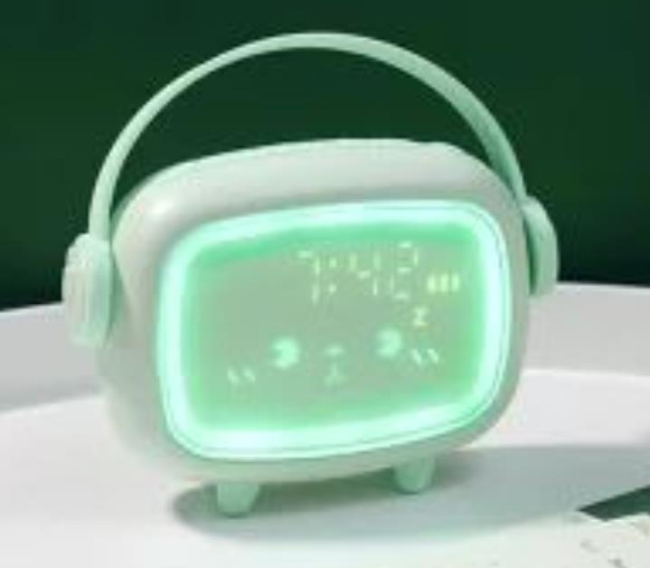 目覚まし時計 置き時計 アラーム時計 子供 デジタル LED表示 ライト ナイトライト かわいい 大音量 温度計 アラーム スヌーズ 常夜灯 おしゃれ 卓上 音感センサー インテリア リビング 子供 女の子 男の子 誕生日 プレゼント 2