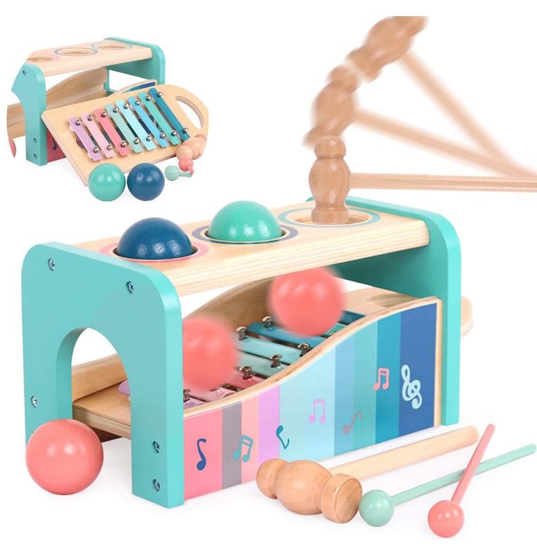 音楽おもちゃ 子供 パーカッションおもちゃセット 早期開発 知育玩具 男の子 女の子 誕生祝のプレゼント ピアノ 多機能 楽器おもちゃ 1