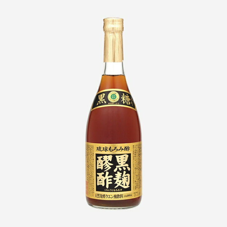 【12本セット】黒糖入り黒麹醪酢 720ml (JAN:4920321002384) もろみ酢 黒麹もろみ酢 ヘリオス酒造
