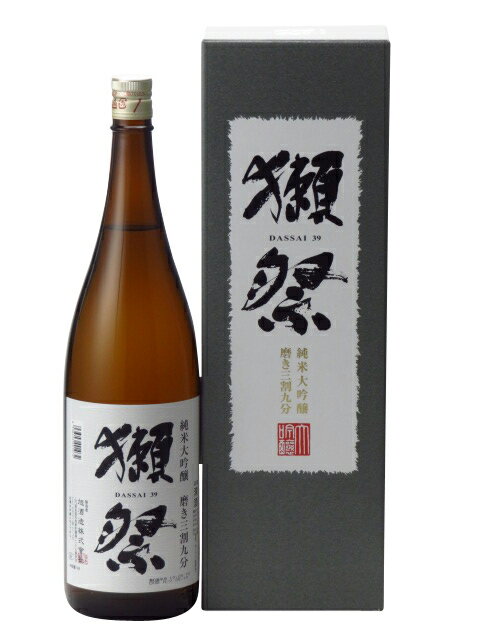 獺祭 だっさい 純米大吟醸　磨き三割九分 1800ml 日本酒 御中元 お中元 暑中見舞い 残暑見舞い あす楽 ギフトのし 贈答品