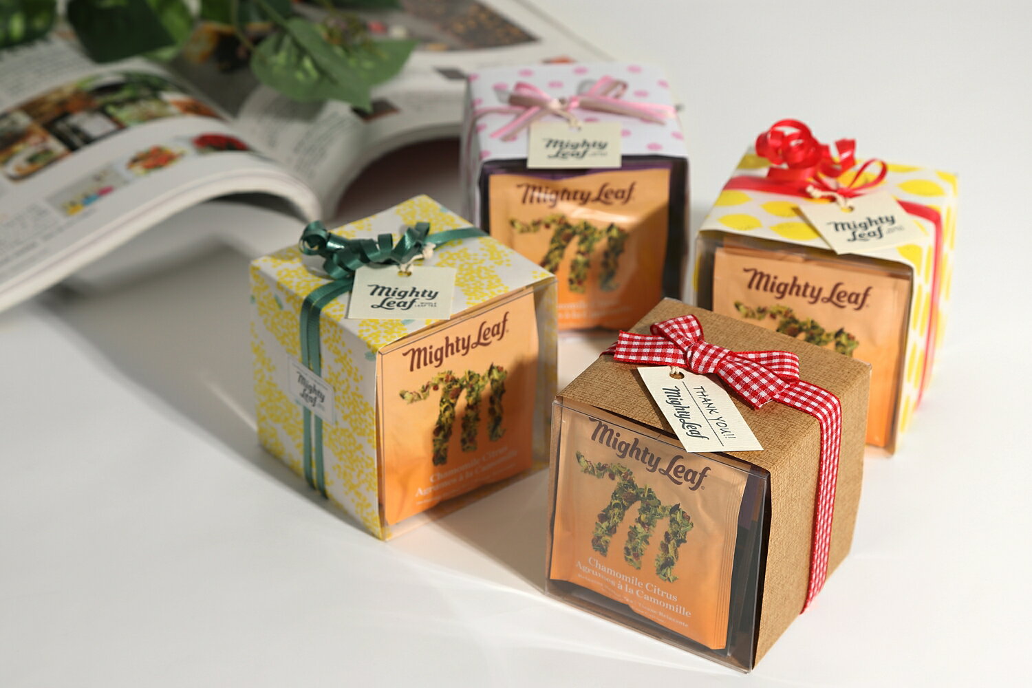 クリスタルキューブ マイティーリーフ ビーガン グルテンフリー 豊富な種類 12袋入 ハーブティー 紅茶 緑茶 白茶 可愛い 美味しい ティーバッグ ギフト 飲...