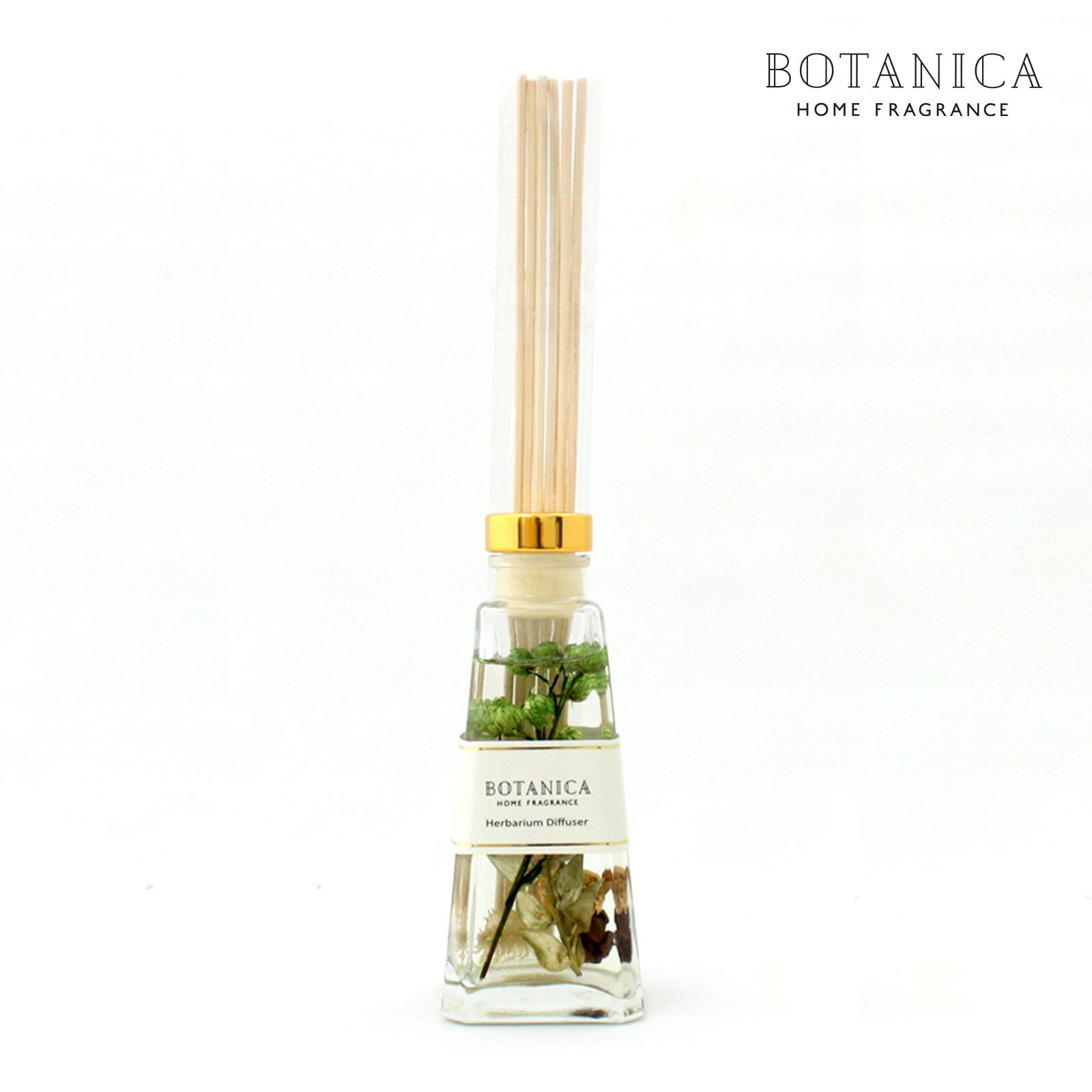 BOTANICA ボタニカ ウッドミスト ディフューザー スティック ガラスボトル OLD-032 Neat Herbs 140ml ホーム アロマ ルーム フレグランス ドライフラワー 植物標本 誕生日 女の子 女性 新生活 プレゼント おすすめ ギフト 母の日 おしゃれ かわいい