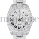 ROLEX ロレックス デイトジャスト41 アフターダイヤセッティング 126300 カスタム メンズ 腕時計【中古】