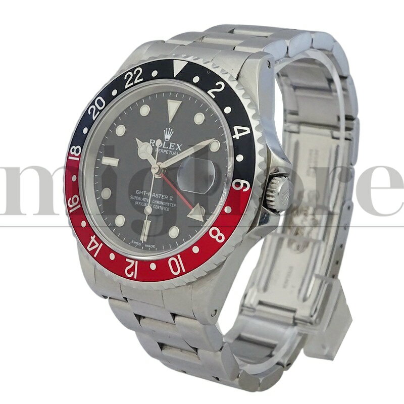 ROLEX ロレックス GMTマスター2 16710 A番 メンズ 腕時計【中古】