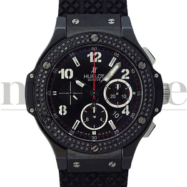 HUBLOT ウブロ ビッグバン ブラックマジック 301.CX.130.RX アフターブラックダイヤベゼル メンズ 腕時計【中古】