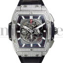 HUBLOT ウブロ スピリットオブビッグバン チタニウム パヴェ 601.NX.0173.LR.1704 自動巻き メンズ 腕時計【中古】