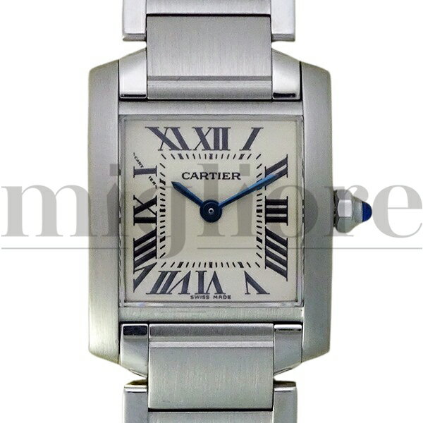 Cartier カルティエ タンクフランセーズSM W51008Q3 クォーツ レディース 腕時計【美品中古】