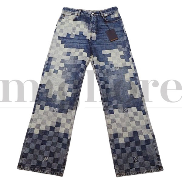 LOUIS VUITTON ルイヴィトン ダミエ デニム スケートパンツ 1AFIA6 サイズ31 ジーンズ メンズ 2024春夏 新作 ブティック完売品【新品】のサムネイル